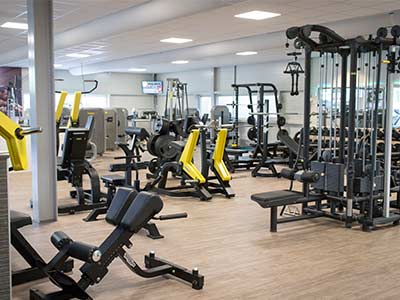 De fitnesszaal